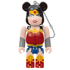 Bearbrick Happy Kuji 'DC' (2020) - 3 Wonder Woman 100% Herstellerbild