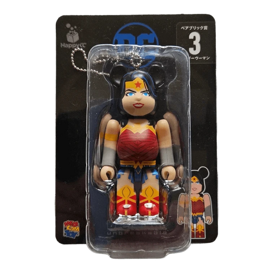 Bearbrick Happy Kuji 'DC' (2020) - 3 Wonder Woman 100% in der Verpackung