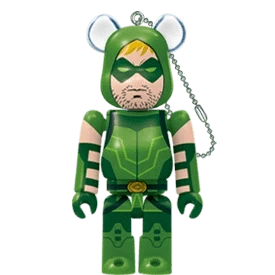 Bearbrick Happy Kuji 'DC' (2020) - 6 Green Arrow 100% Herstellerbild