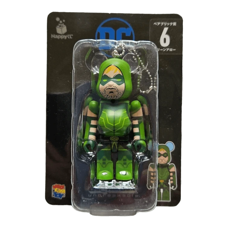 Bearbrick Happy Kuji 'DC' (2020) - 6 Green Arrow 100% in der Verpackung