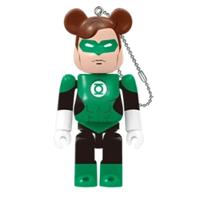 Bearbrick Happy Kuji 'DC' (2020) - 9 Green Lantern 100% Herstellerbild