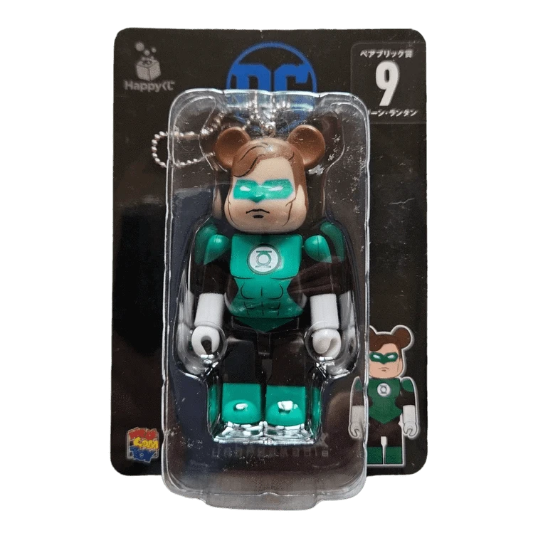 Bearbrick Happy Kuji 'DC' (2020) - 9 Green Lantern 100% in der Verpackung