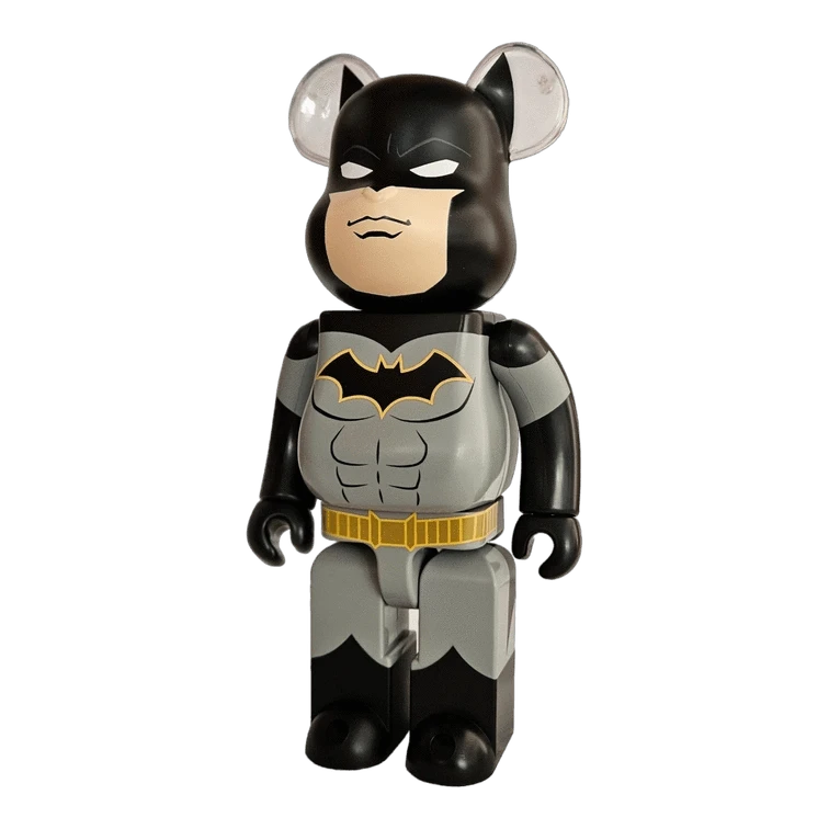 Bearbrick Happy Kuji 'DC' (2020) - L@ST Batman 400% schräg