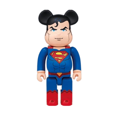 Bearbrick Happy Kuji 'DC' (2020) - SP Superman 400% Herstellerbild