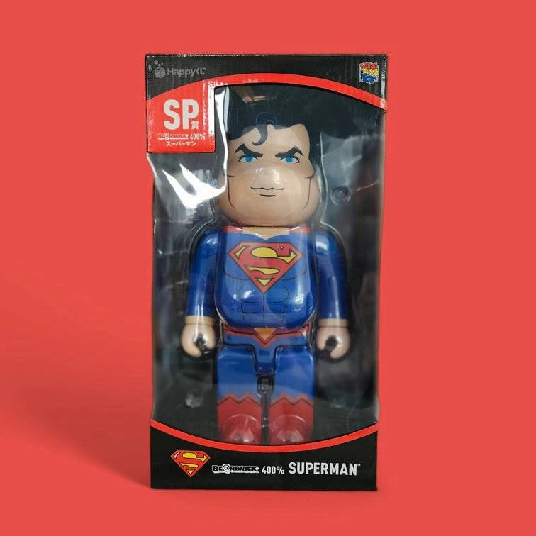 Bearbrick Happy Kuji 'DC' (2020) - SP Superman 400% in der Verpackung