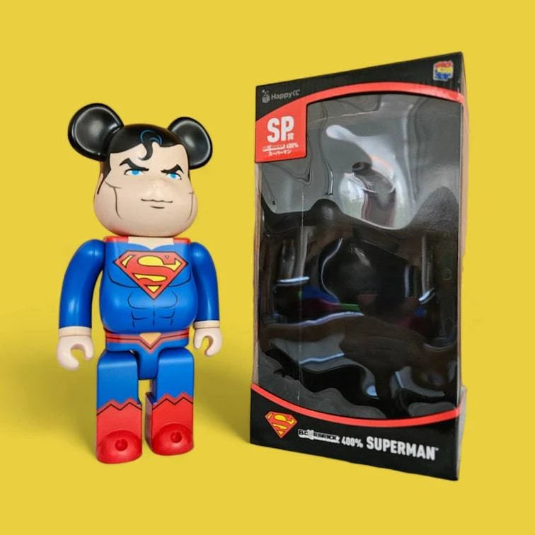 Bearbrick Happy Kuji 'DC' (2020) - SP Superman 400% mit Verpackung