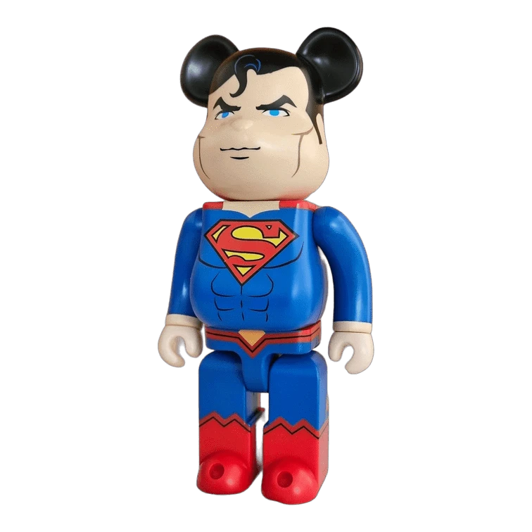 Bearbrick Happy Kuji 'DC' (2020) - SP Superman 400% schräg