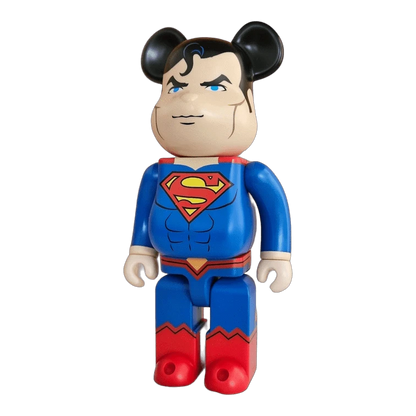 Bearbrick Happy Kuji 'DC' (2020) - SP Superman 400% schräg