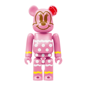 Bearbrick Happy Kuji 'Disney Christmas Party' (2012) - 11 Minnie Mouse Ginger Cookie Version 100% Herstellerbild