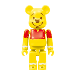 Bearbrick Happy Kuji 'Disney Christmas Party' (2012) - 12 Winnie the Pooh Ginger Cookie Version 100% Herstellerbild