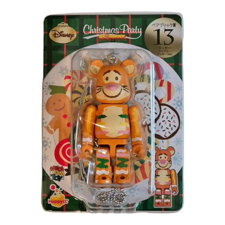 Bearbrick Happy Kuji 'Disney Christmas Party' (2012) - 13 Tigger Ginger Cookie Version 100% in der Verpackung