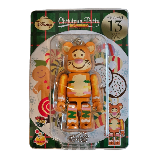 Bearbrick Happy Kuji 'Disney Christmas Party' (2012) - 13 Tigger Ginger Cookie Version 100% in der Verpackung