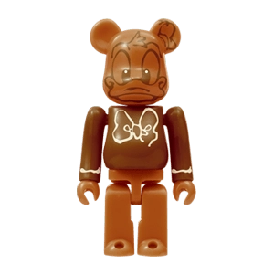 Bearbrick Happy Kuji 'Disney Christmas Party' (2012) - 14 Donald Duck Milk Chocolate Version 100% Herstellerbild