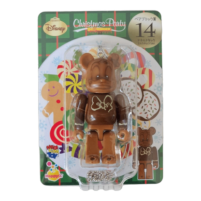 Bearbrick Happy Kuji 'Disney Christmas Party' (2012) - 14 Donald Duck Milk Chocolate Version 100% in der Verpackung