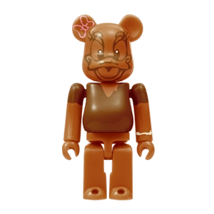 Bearbrick Happy Kuji 'Disney Christmas Party' (2012) - 15 Daisy Duck Milk Chocolate Version 100% Herstellerbild