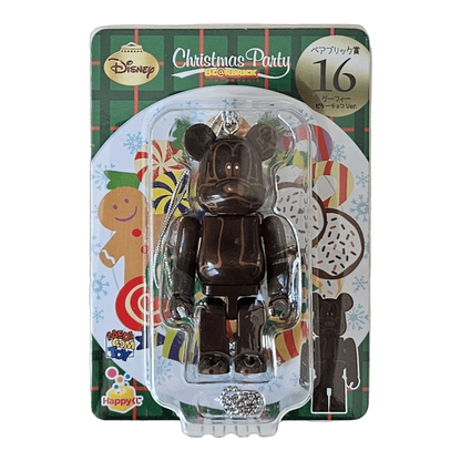 Bearbrick Happy Kuji 'Disney Christmas Party' (2012) - 16 Goofy Bitter Chocolate Version 100% in der Verpackung