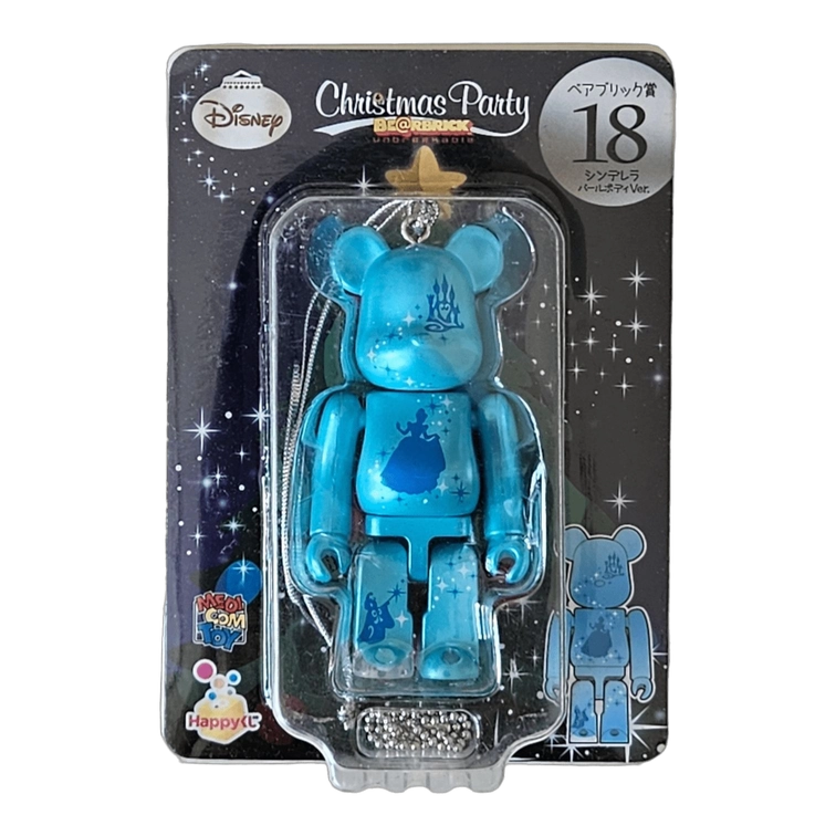 Bearbrick Happy Kuji 'Disney Christmas Party' (2012) - 18 Cinderella Pearl Body Version 100% in der Verpackung