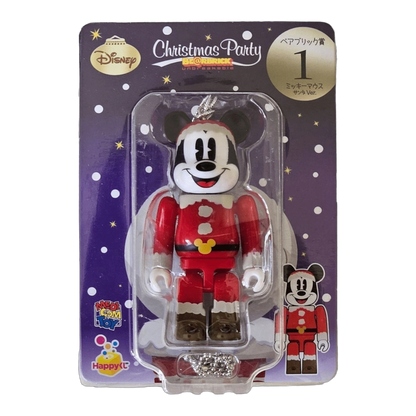 Bearbrick Happy Kuji 'Disney Christmas Party' (2012) - 1 Mickey Mouse Santa Version 100% in der Verpackung