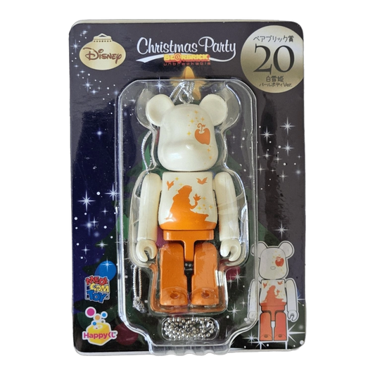 Bearbrick Happy Kuji 'Disney Christmas Party' (2012) - 20 Snow White Pearl Body Version 100% in der Verpackung