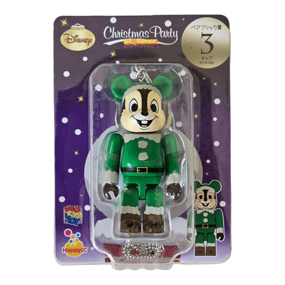 Bearbrick Happy Kuji 'Disney Christmas Party' (2012) - 3 Chip Santa Version 100% in der Verpackung