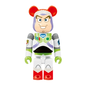 Bearbrick Happy Kuji 'Disney Christmas Party' (2012) - 7 Buzz Lightyear Christmas Version 100% Herstellerbild