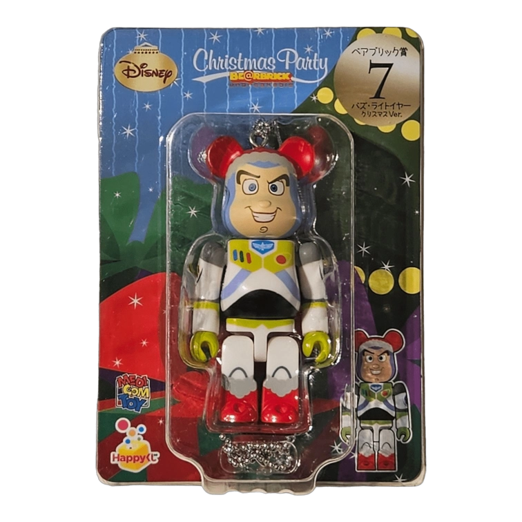 Bearbrick Happy Kuji 'Disney Christmas Party' (2012) - 7 Buzz Lightyear Christmas Version 100% in der Verpackung