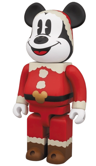 Bearbrick Happy Kuji 'Disney Christmas Party' (2012) - SP Mickey Mouse Santa Version 400% Herstellerbild