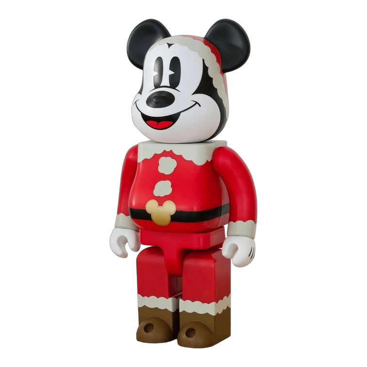 Bearbrick Happy Kuji 'Disney Christmas Party' (2012) - SP Mickey Mouse Santa Version 400% schräg