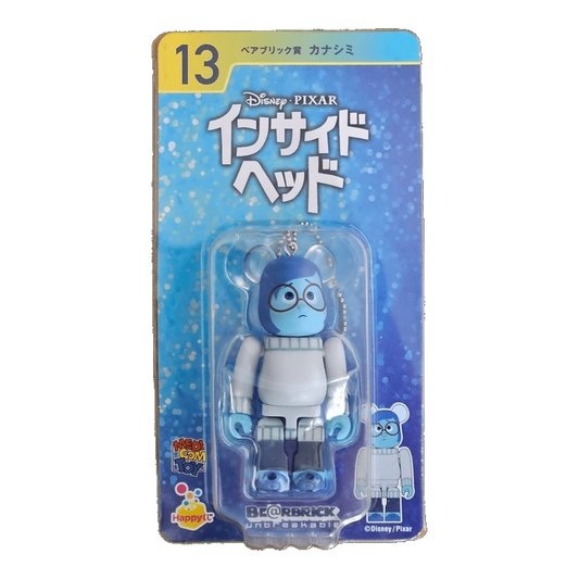 Bearbrick Happy Kuji 'Disney Pixar' (2018) - 13 Sadness [Inside Out] 100% in der Verpackung