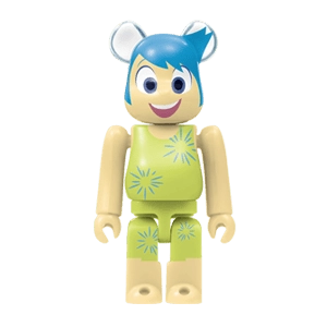 Bearbrick Happy Kuji 'Disney Pixar' (2018) - 14 Joy [Inside Out] 100% Herstellerbild