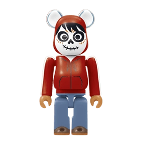 Bearbrick Happy Kuji 'Disney Pixar' (2018) - 16 Miguel Rivera [Coco] 100% Herstellerbild