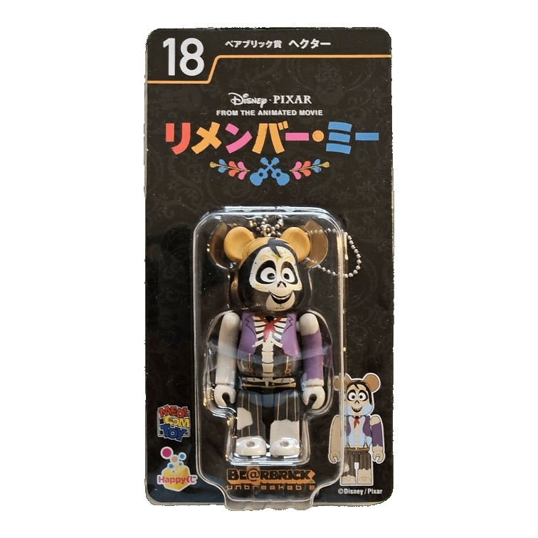 Bearbrick Happy Kuji 'Disney Pixar' (2018) - 18 Héctor [Coco] 100% in der Verpackung
