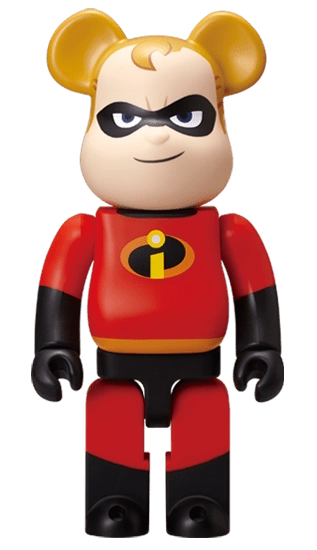 Bearbrick Happy Kuji 'Disney Pixar' (2018) - SP Mr. Incredible 400% Herstellerbild