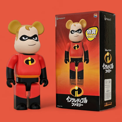 Bearbrick Happy Kuji 'Disney Pixar' (2018) - SP Mr. Incredible 400% mit Verpackung