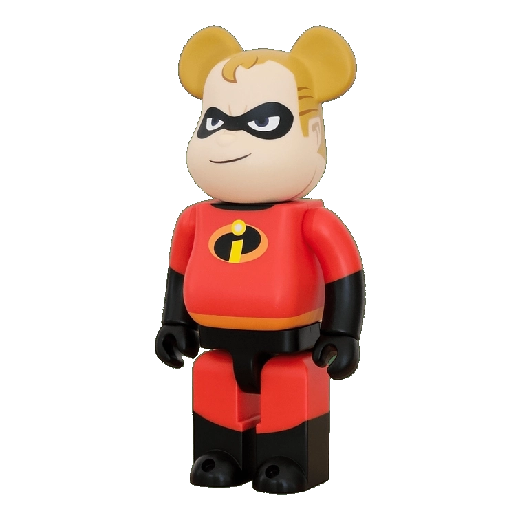 Bearbrick Happy Kuji 'Disney Pixar' (2018) - SP Mr. Incredible 400% schräg