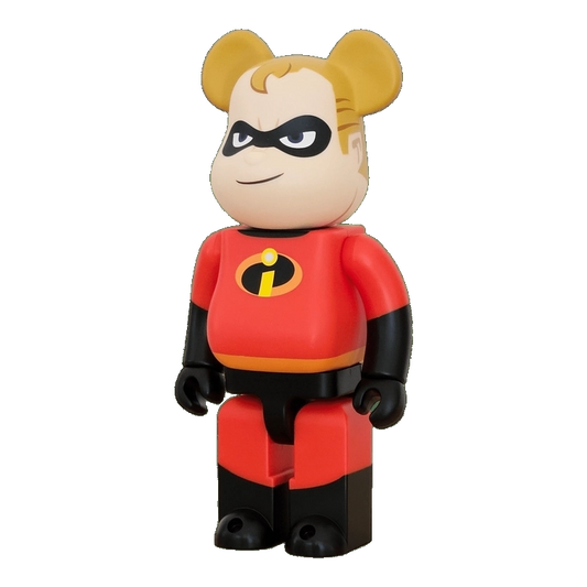 Bearbrick Happy Kuji 'Disney Pixar' (2018) - SP Mr. Incredible 400% schräg