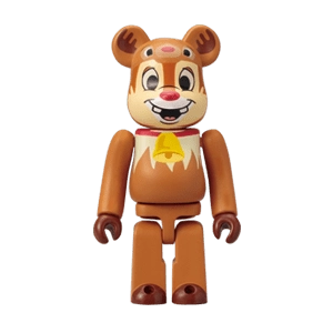 Bearbrick Happy Kuji 'Disney Special Ornament' (2011) - 12 Dale Reindeer Version 100% Herstellerbild