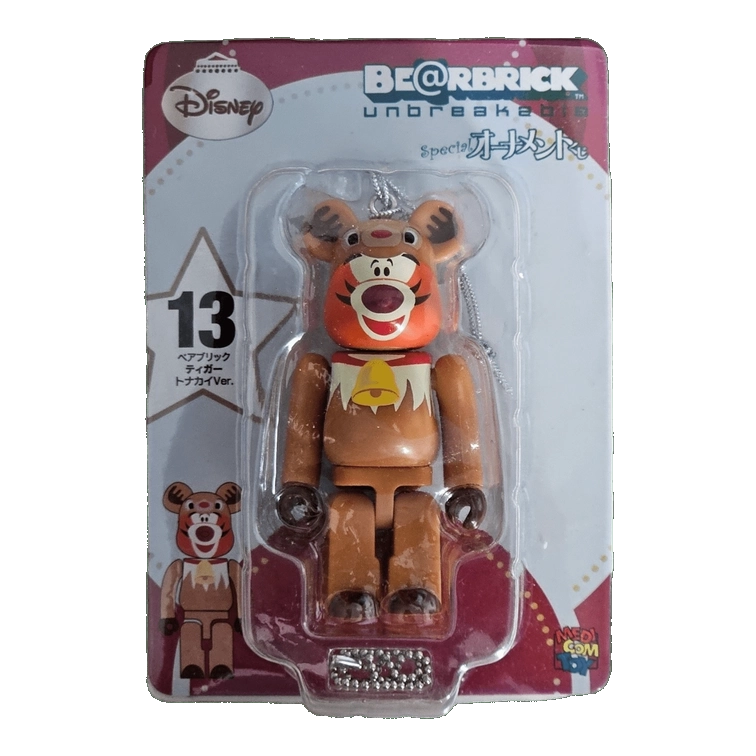 Bearbrick Happy Kuji 'Disney Special Ornament' (2011) - 13 Tigger Reindeer Version 100% in der Verpackung