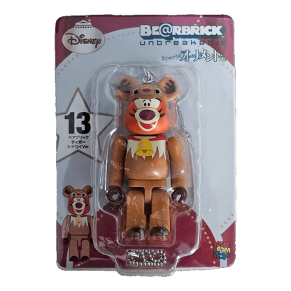 Bearbrick Happy Kuji 'Disney Special Ornament' (2011) - 13 Tigger Reindeer Version 100% in der Verpackung