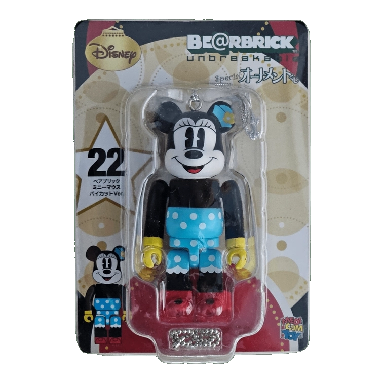 Bearbrick Happy Kuji 'Disney Special Ornament' (2011) - 22 Minnie Mouse 100% in der Verpackung