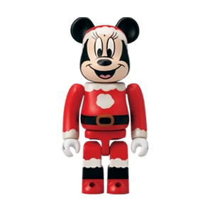 Bearbrick Happy Kuji 'Disney Special Ornament' (2011) - 2 Minnie Mouse Santa Version 100% Herstellerbild