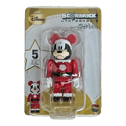 Bearbrick Happy Kuji 'Disney Special Ornament' (2011) - 5 Goofy Santa Version 100% in der Verpackung