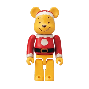 Bearbrick Happy Kuji 'Disney Special Ornament' (2011) - 6 Winnie the Pooh Santa Version 100% Herstellerbild