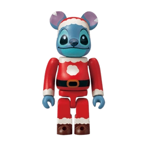 Bearbrick Happy Kuji 'Disney Special Ornament' (2011) - 7 Stitch Santa Version 100% Herstellerbild