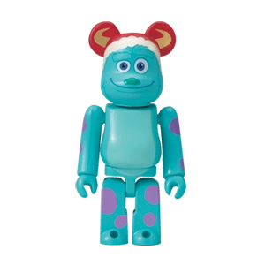 Bearbrick Happy Kuji 'Disney Special Ornament' (2011) - 9 Sulley Santa Version 100% Herstellerbild