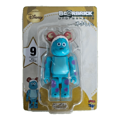 Bearbrick Happy Kuji 'Disney Special Ornament' (2011) - 9 Sulley Santa Version 100% in der Verpackung