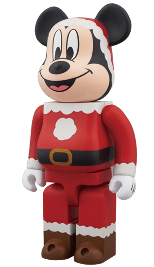 Bearbrick Happy Kuji 'Disney Special Ornament' (2011) - SP Mickey Mouse Santa Version 400% Herstellerbild