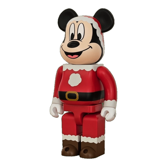 Bearbrick Happy Kuji 'Disney Special Ornament' (2011) - SP Mickey Mouse Santa Version 400% schräg