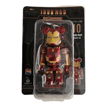 Bearbrick Happy Kuji 'Iron Man' (2023) - 10 Iron Man Mark 44 100% in der Verpackung