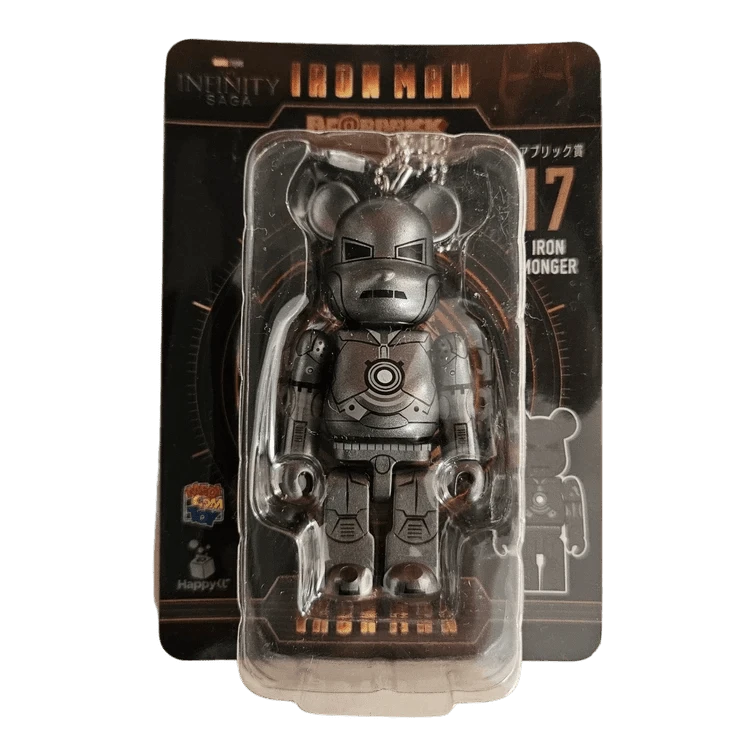 Bearbrick Happy Kuji 'Iron Man' (2023) - 17 Iron Monger 100% in der Verpackung